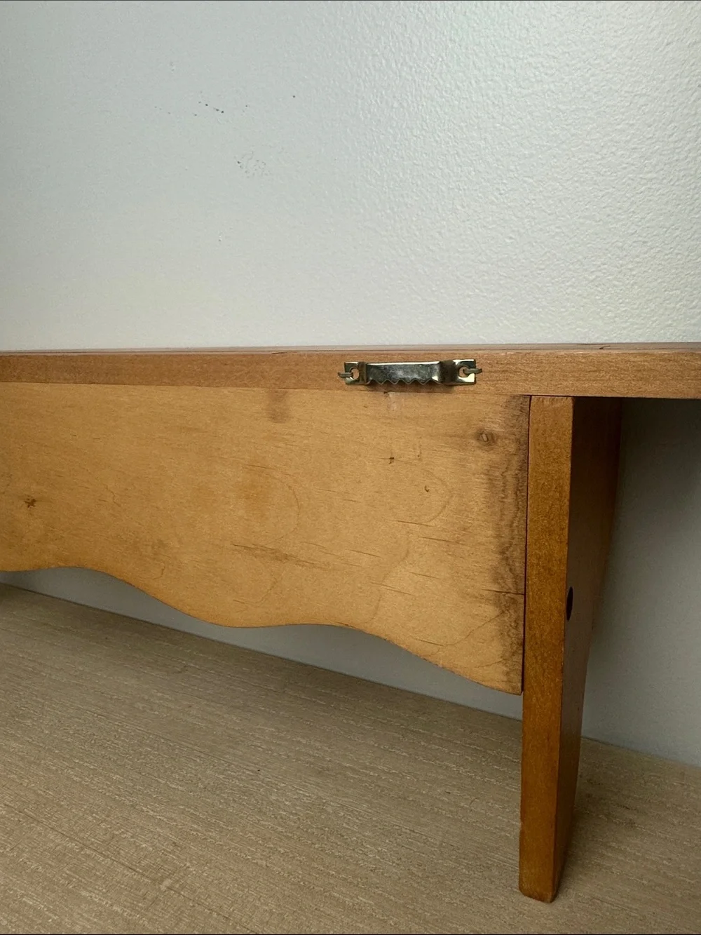 Home Sweet Home Wall Shelf - Brown Wooden Accent